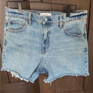 Abercrombie & Fitch Light Blue Jean Shorts